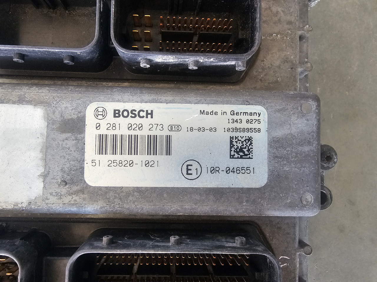 MAN TGS TGX EURO 6 / D2676 / ENGINE CONTROL UNIT - Bloc de gestion: photos 3 MAN TGS TGX EURO 6 / D2676 / ENGINE CONTROL UNIT - Bloc de gestion: photos 3