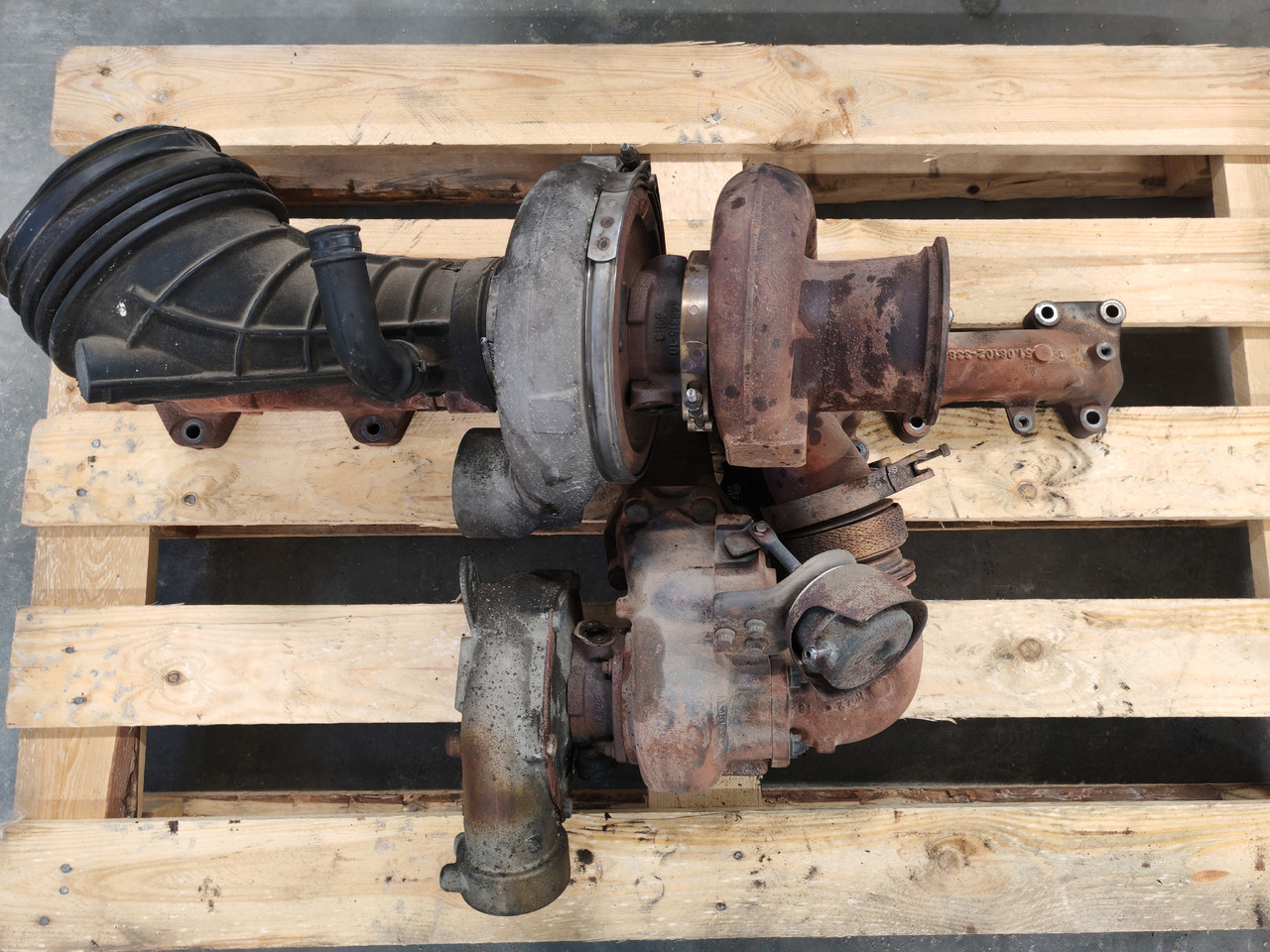 MAN TGS TGX EURO 6 / D2676LF / TURBOCHARGER DUAL SET/ 51091017292 - Turbocompresseur: photos 2 MAN TGS TGX EURO 6 / D2676LF / TURBOCHARGER DUAL SET/ 51091017292 - Turbocompresseur: photos 2