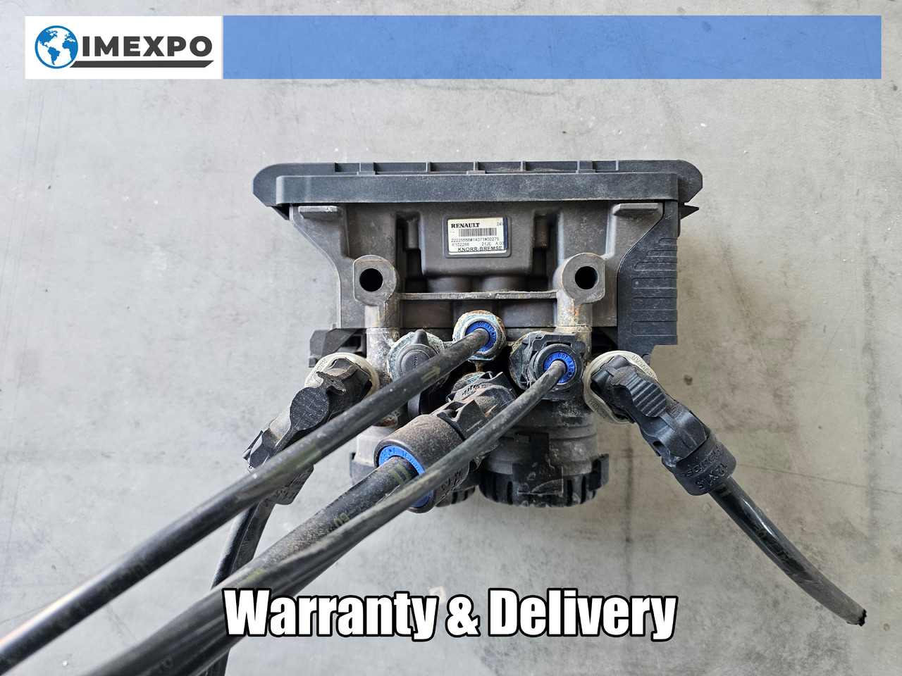 RENAULT RANGE T / REAR EBS VALVE / K102266 22225566 - Valve de frein: photos 1 RENAULT RANGE T / REAR EBS VALVE / K102266 22225566 - Valve de frein: photos 1