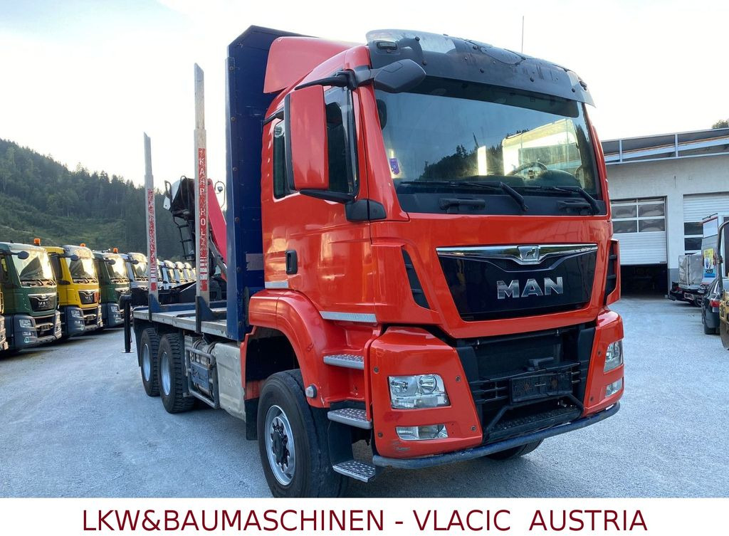 MAN TGS Holztransporter mit Kran Palfinger MAN TGS 33.480 6x6Holztransporter mit Kran Palfinger - Camion grumier, Camion grue: photos 2 MAN TGS Holztransporter mit Kran Palfinger MAN TGS 33.480 6x6Holztransporter mit Kran Palfinger - Camion grumier, Camion grue: photos 2