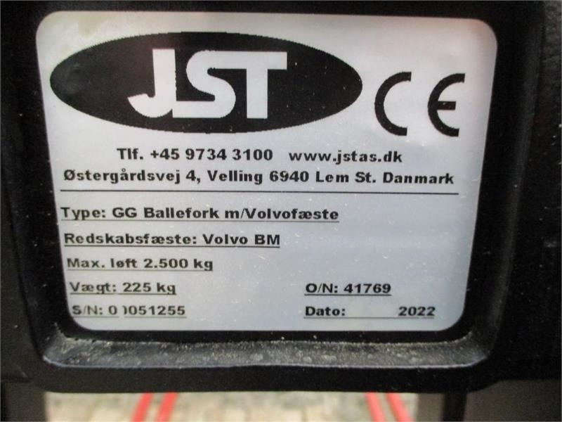 JST Halmspyd med overbygning og Volvo beslag til gummi - Godet pour Engins de chantier: photos 2 JST Halmspyd med overbygning og Volvo beslag til gummi - Godet pour Engins de chantier: photos 2