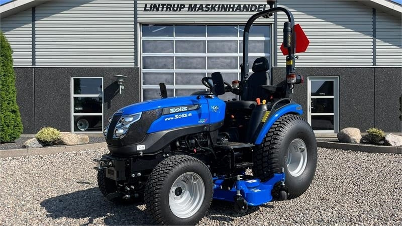 Tracteur communal Solis 26 HST Hydrostat Turf hjul og klipperbord: photos 12