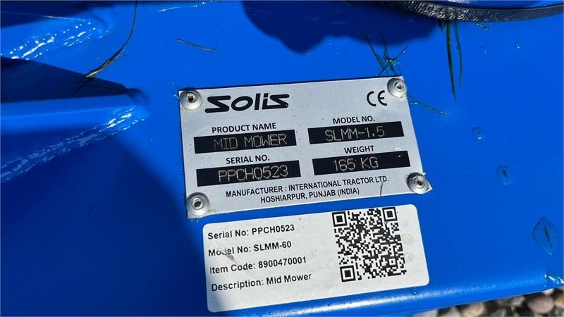 Tracteur communal Solis 26 HST Hydrostat Turf hjul og klipperbord: photos 18