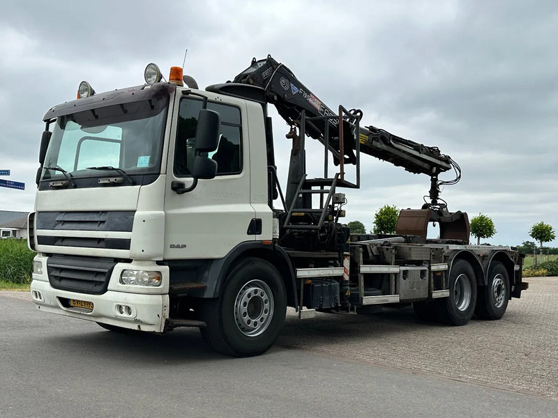 Camion ampliroll, Camion grue DAF CF 75 //250 !!KRAAN/HAAK!! RADIO REMOTE!!: photos 6