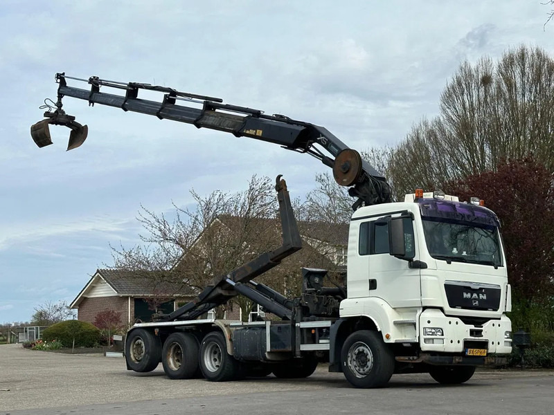 MAN TGS 35.400 8X4 !!TRIPLE!! 24tm KRAAN/HAAKARM!!RADIO REMOTE!! - Camion ampliroll, Camion grue: photos 2 MAN TGS 35.400 8X4 !!TRIPLE!! 24tm KRAAN/HAAKARM!!RADIO REMOTE!! - Camion ampliroll, Camion grue: photos 2
