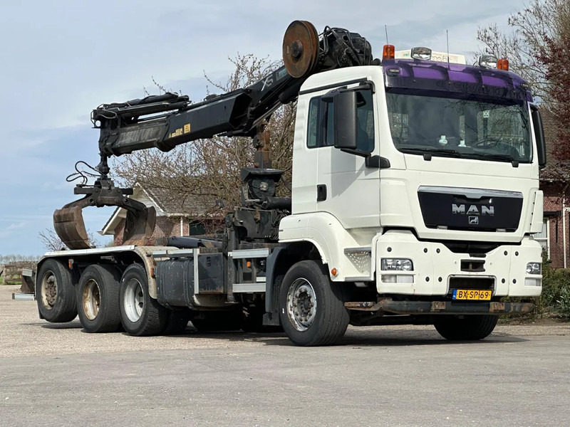 MAN TGS 35.400 8X4 !!TRIPLE!! 24tm KRAAN/HAAKARM!!RADIO REMOTE!! - Camion ampliroll, Camion grue: photos 4 MAN TGS 35.400 8X4 !!TRIPLE!! 24tm KRAAN/HAAKARM!!RADIO REMOTE!! - Camion ampliroll, Camion grue: photos 4
