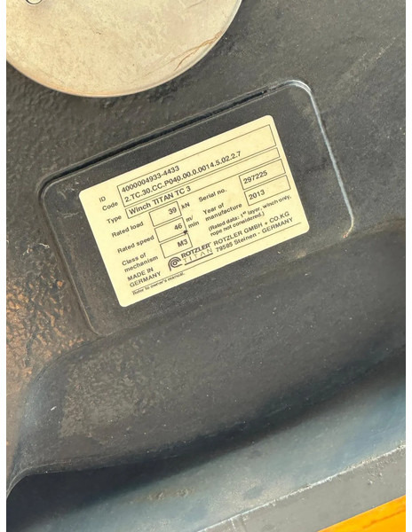 Tracteur routier MAN TGS 35.480 8x4 COPMA 110TM CRANE/GRUE/Fly-Jib/LIER/WINDE/EURO 5!!167TKM: photos 20 Tracteur routier MAN TGS 35.480 8x4 COPMA 110TM CRANE/GRUE/Fly-Jib/LIER/WINDE/EURO 5!!167TKM: photos 20