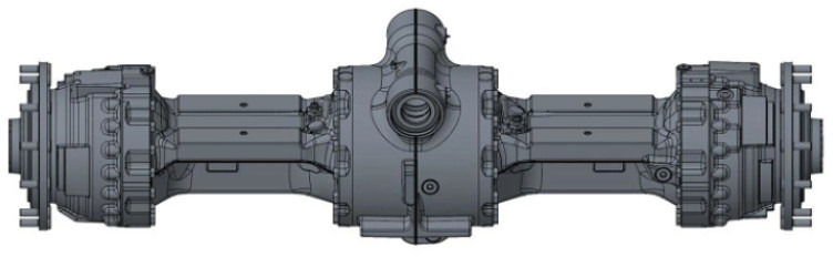 Case 51506527 - Essieu arrière pour Engins de chantier: photos 1 Case 51506527 - Essieu arrière pour Engins de chantier: photos 1