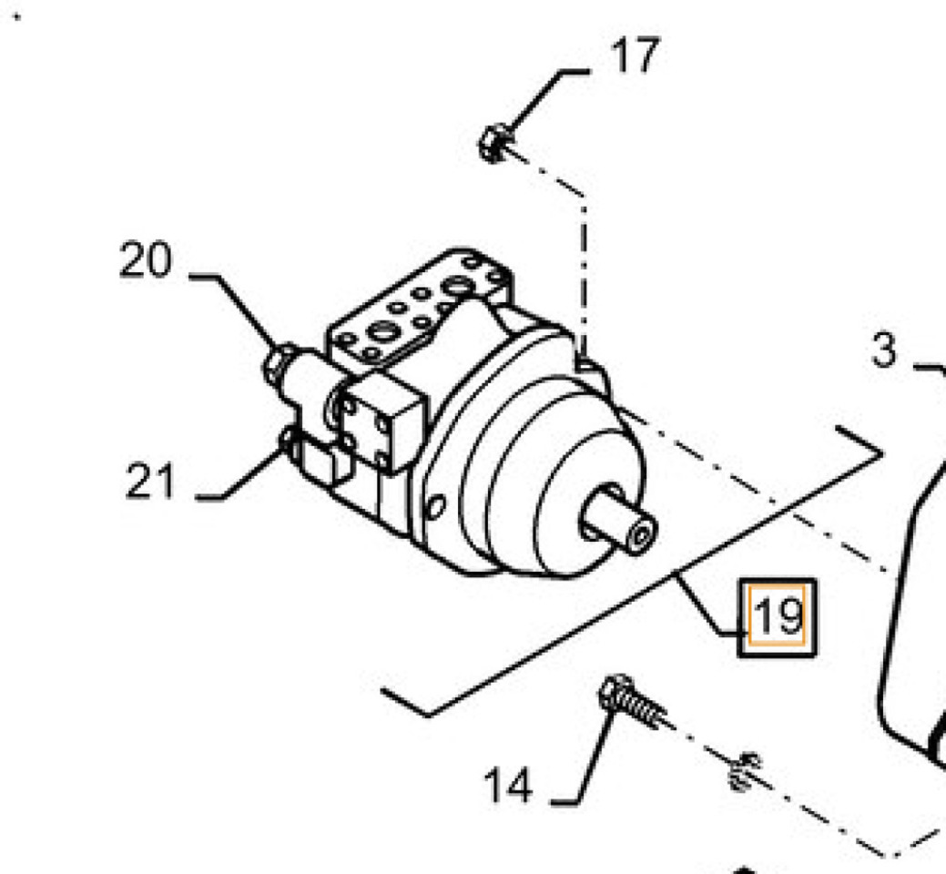 Case ND121162 - Moteur hydraulique pour Machine agricole: photos 1 Case ND121162 - Moteur hydraulique pour Machine agricole: photos 1