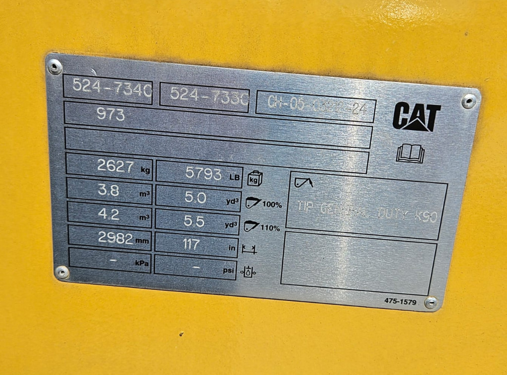 Caterpillar 5247340 - 5247330 - Godet pour chargeur: photos 4 Caterpillar 5247340 - 5247330 - Godet pour chargeur: photos 4