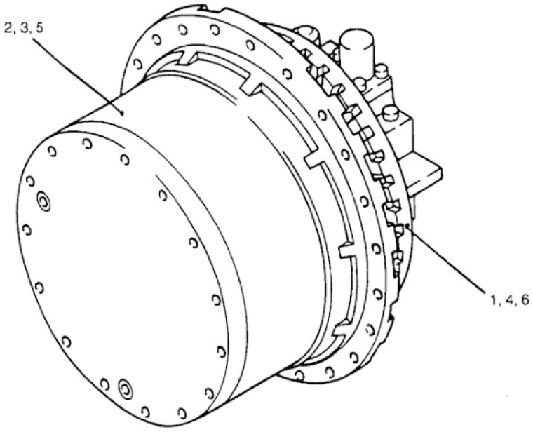 New Holland Kobelco YN15V00011F4 - YN15V00011F3 - Moteur de translation pour Machine agricole: photos 1 New Holland Kobelco YN15V00011F4 - YN15V00011F3 - Moteur de translation pour Machine agricole: photos 1