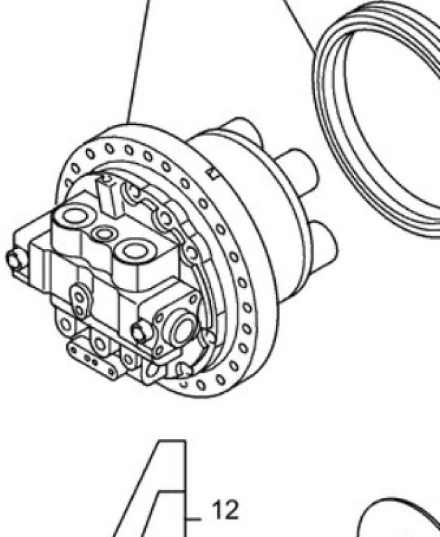 New Holland YN15V00067S017 - Moteur hydraulique pour Machine agricole: photos 1 New Holland YN15V00067S017 - Moteur hydraulique pour Machine agricole: photos 1
