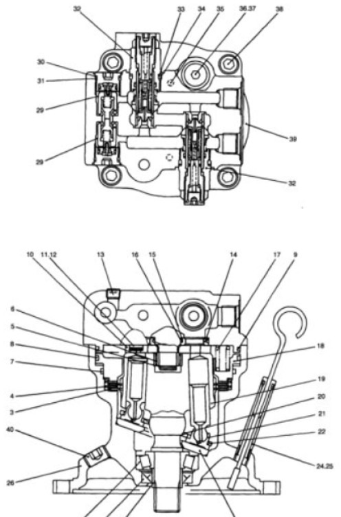 New Holland YT15V00005F2 - 72950197 - Moteur hydraulique pour Machine agricole: photos 1 New Holland YT15V00005F2 - 72950197 - Moteur hydraulique pour Machine agricole: photos 1