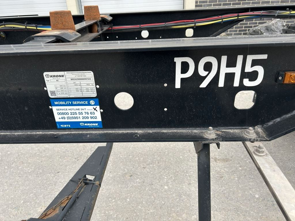 Krone 2 Achswechselfahrgestell, Typ: MAXI AZW 18 eL3B7 - Remorque porte-conteneur/ Caisse mobile: photos 3 Krone 2 Achswechselfahrgestell, Typ: MAXI AZW 18 eL3B7 - Remorque porte-conteneur/ Caisse mobile: photos 3