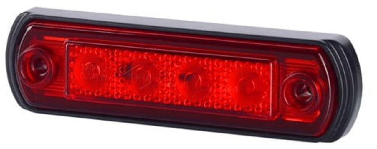 Lumière/ Éclairage pour Camion neuf Rear marker light (red) with a rubber pad Rear marker light (red) with a rubber pad: photos 1