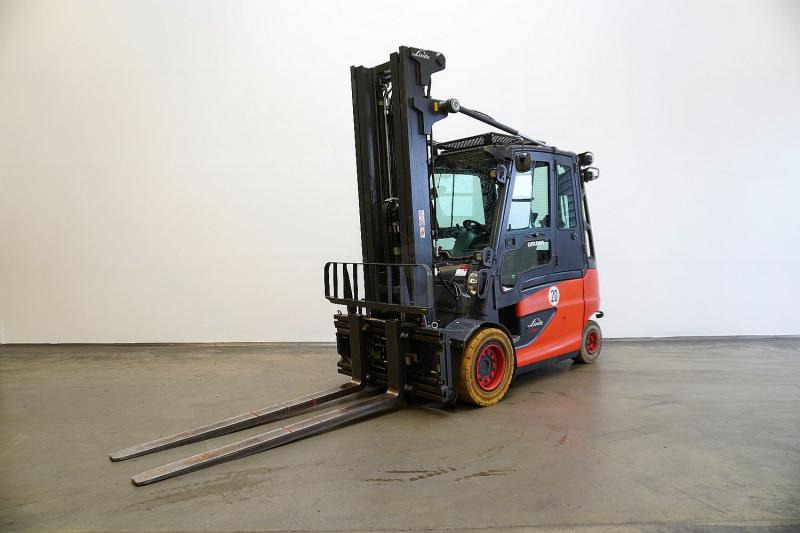 Linde E 50/600 HL 388 - Chariot élévateur électrique: photos 1 Linde E 50/600 HL 388 - Chariot élévateur électrique: photos 1