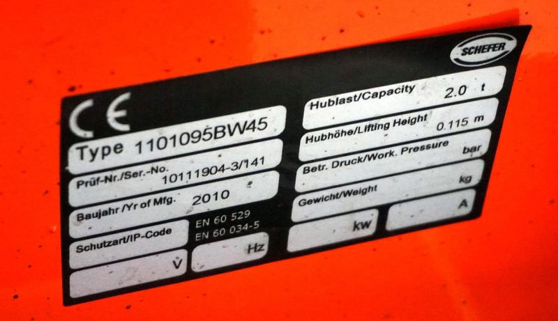 SCHEFER 1101095BW45 - Transpalette: photos 3 SCHEFER 1101095BW45 - Transpalette: photos 3