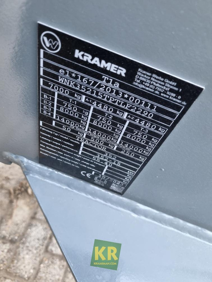 KL35.8T Kramer - Chargeuse sur pneus télescopique: photos 3 KL35.8T Kramer - Chargeuse sur pneus télescopique: photos 3