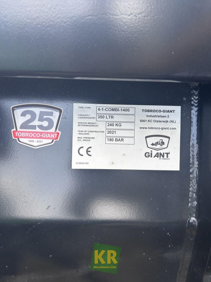 Overig Giant - Godet pour chargeur: photos 1 Overig Giant - Godet pour chargeur: photos 1