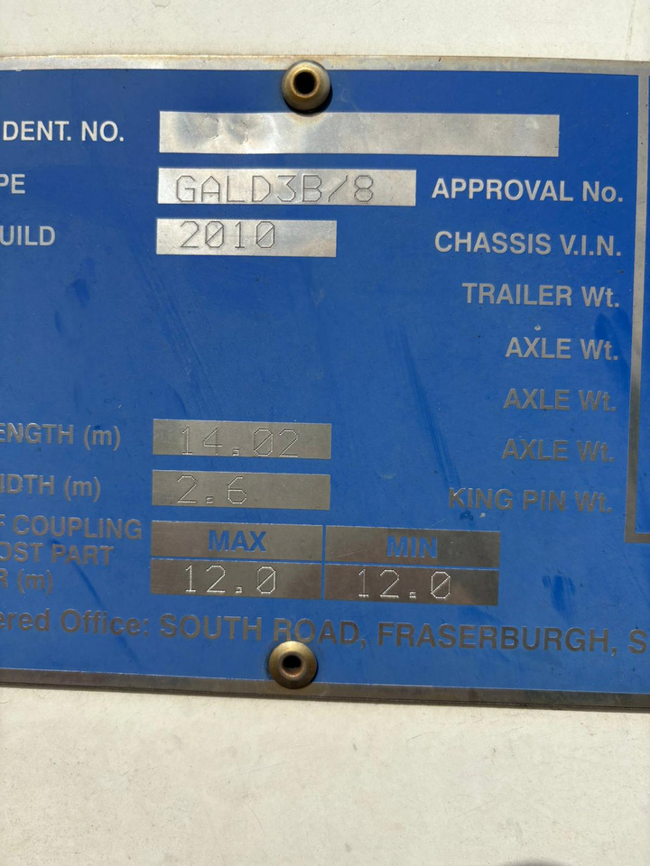 Gray and Adams 2010 Vector 1850 – D12 - Semi-remorque frigorifique: photos 4 Gray and Adams 2010 Vector 1850 – D12 - Semi-remorque frigorifique: photos 4