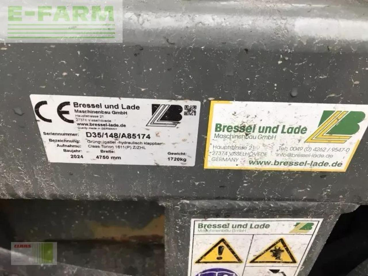 Bressel buck rake - Mini pelle: photos 2 Bressel buck rake - Mini pelle: photos 2