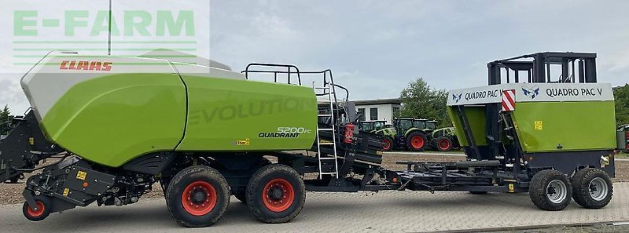 CLAAS 5200 evolution fc tandem inkl. quadro pack v - Presse à balles cubiques: photos 1 CLAAS 5200 evolution fc tandem inkl. quadro pack v - Presse à balles cubiques: photos 1