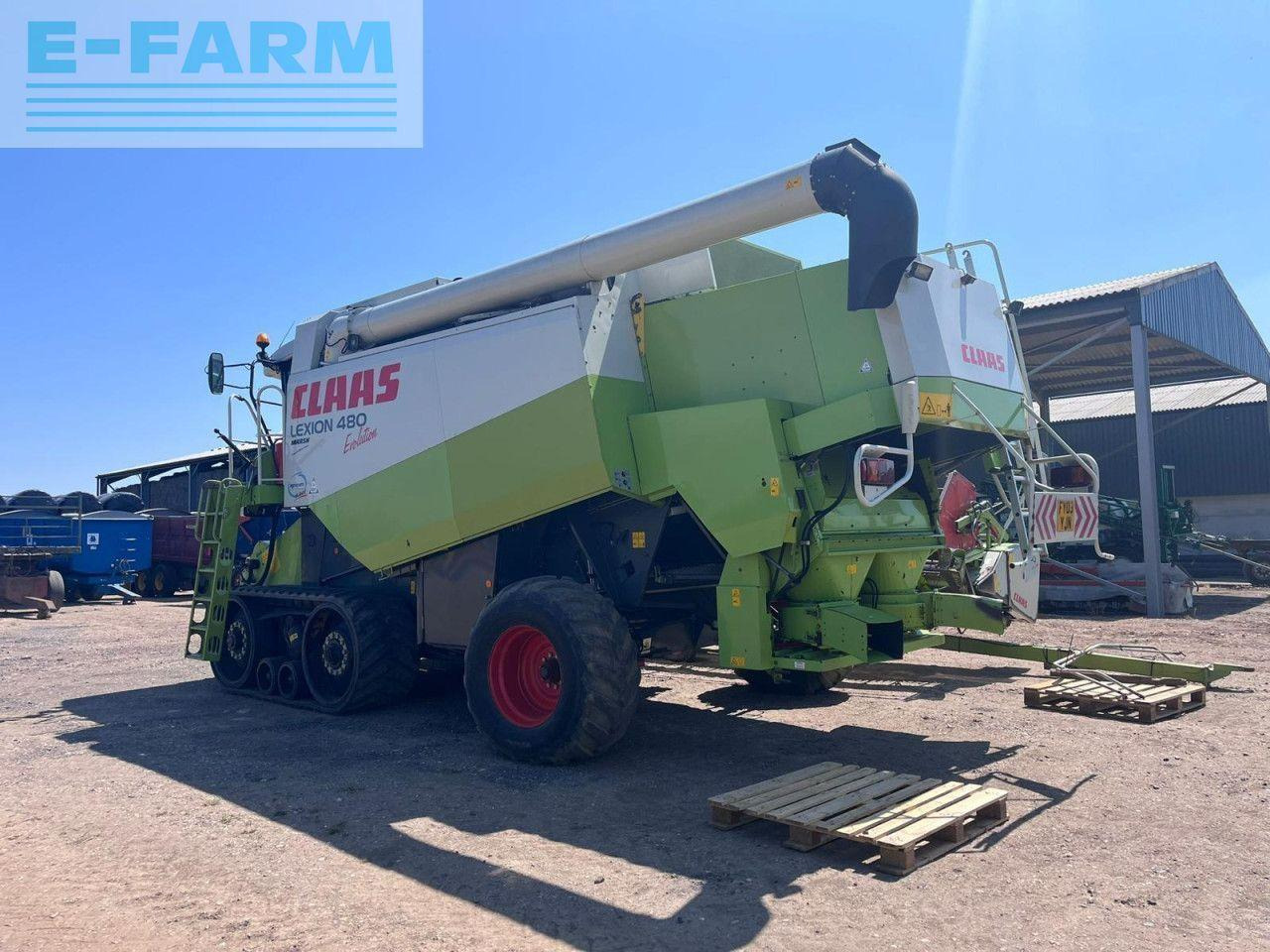 CLAAS LEXION 480 EVOLUTION TT - Moissonneuse-batteuse: photos 4 CLAAS LEXION 480 EVOLUTION TT - Moissonneuse-batteuse: photos 4