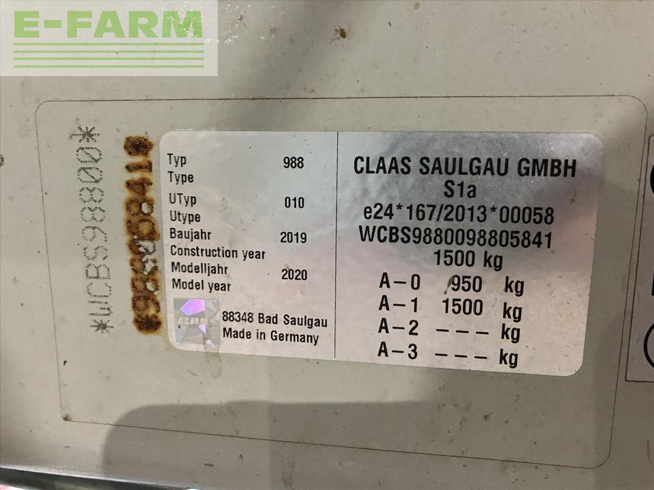 CLAAS LINER 2900 - Faneuse: photos 3 CLAAS LINER 2900 - Faneuse: photos 3
