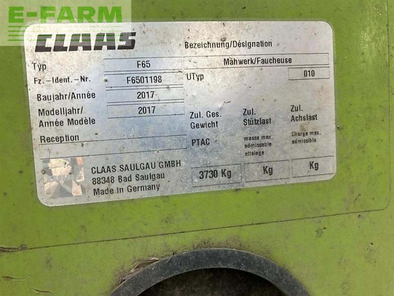 Faucheuse CLAAS gebr. mähwerk disco 9200 cas: photos 17