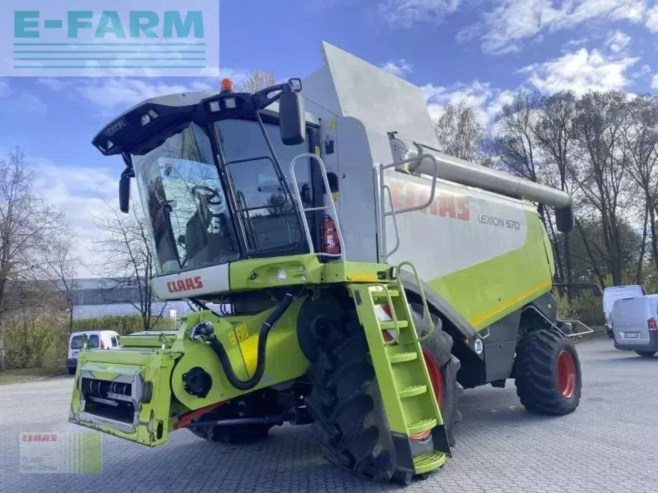 CLAAS lexion 570 + v750 + tw - Moissonneuse-batteuse: photos 3 CLAAS lexion 570 + v750 + tw - Moissonneuse-batteuse: photos 3
