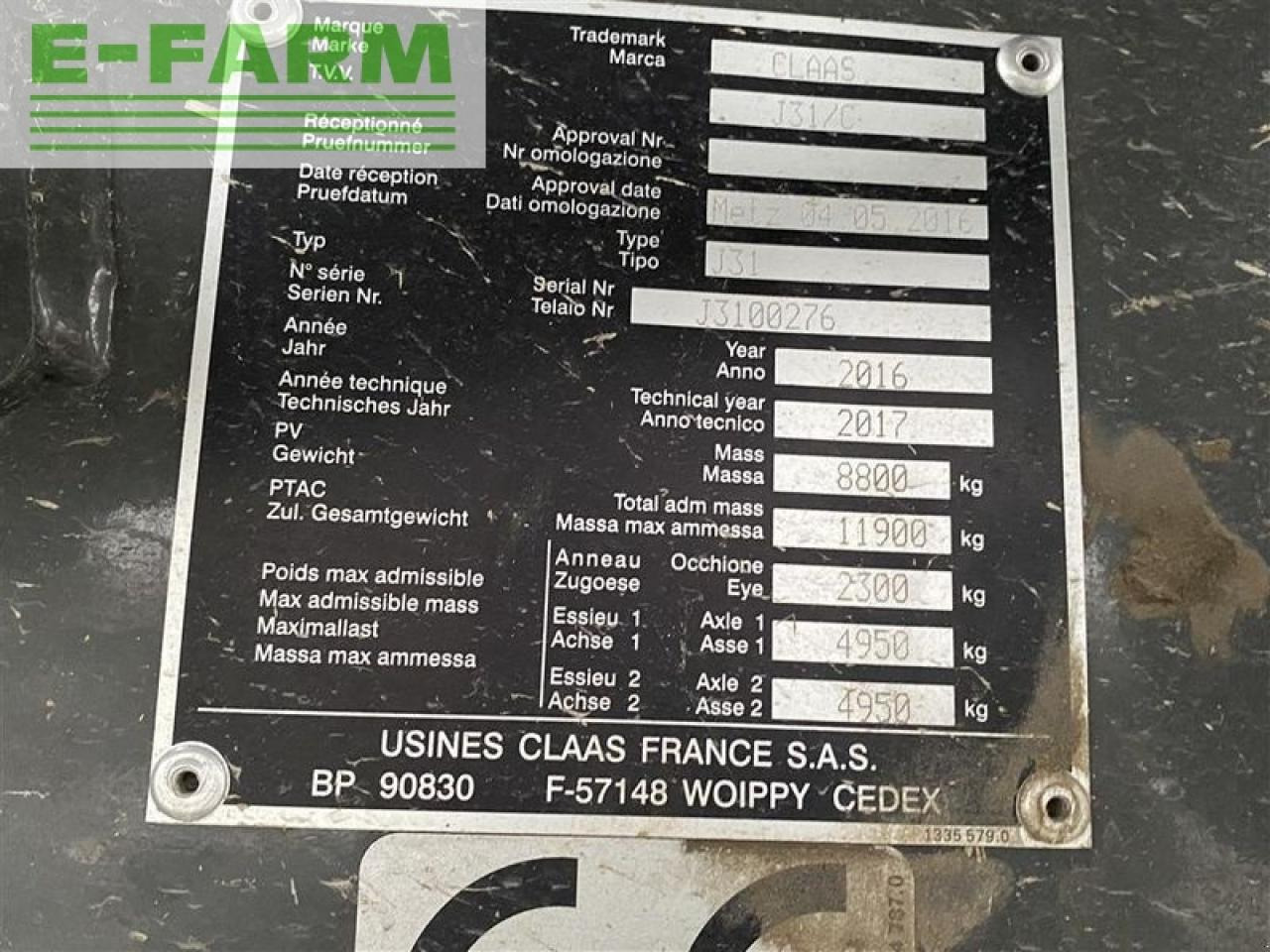 Presse à balles cubiques CLAAS quadrant 5200 fc tandem: photos 11
