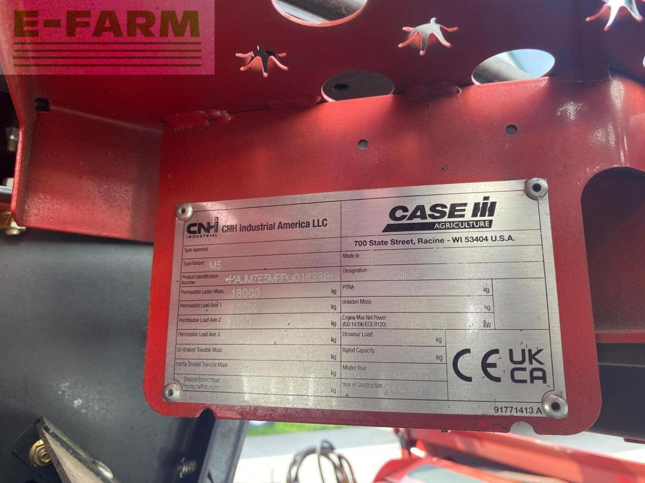 Case-IH axial flow 7150 - Moissonneuse-batteuse: photos 5 Case-IH axial flow 7150 - Moissonneuse-batteuse: photos 5