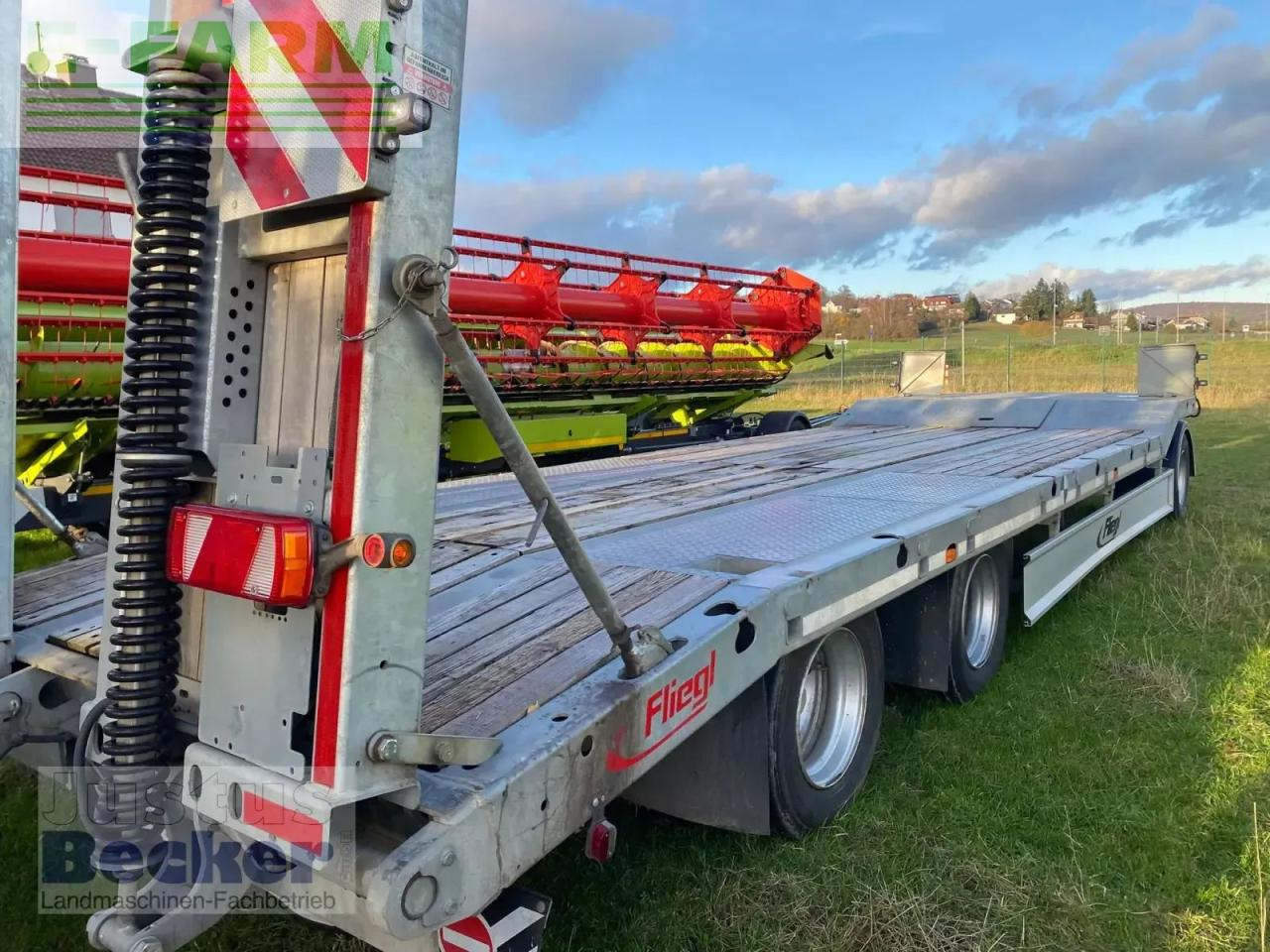 Fliegl dts-s 300 - Remorque plateau agricole: photos 5 Fliegl dts-s 300 - Remorque plateau agricole: photos 5