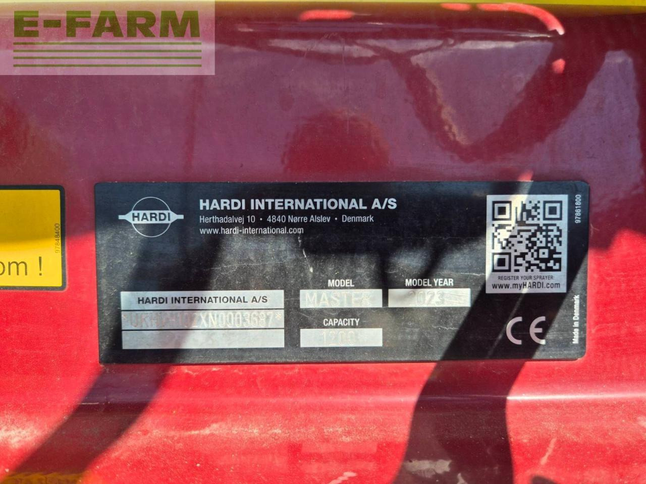Hardi MASTER - Pulvérisateur traîné: photos 3 Hardi MASTER - Pulvérisateur traîné: photos 3