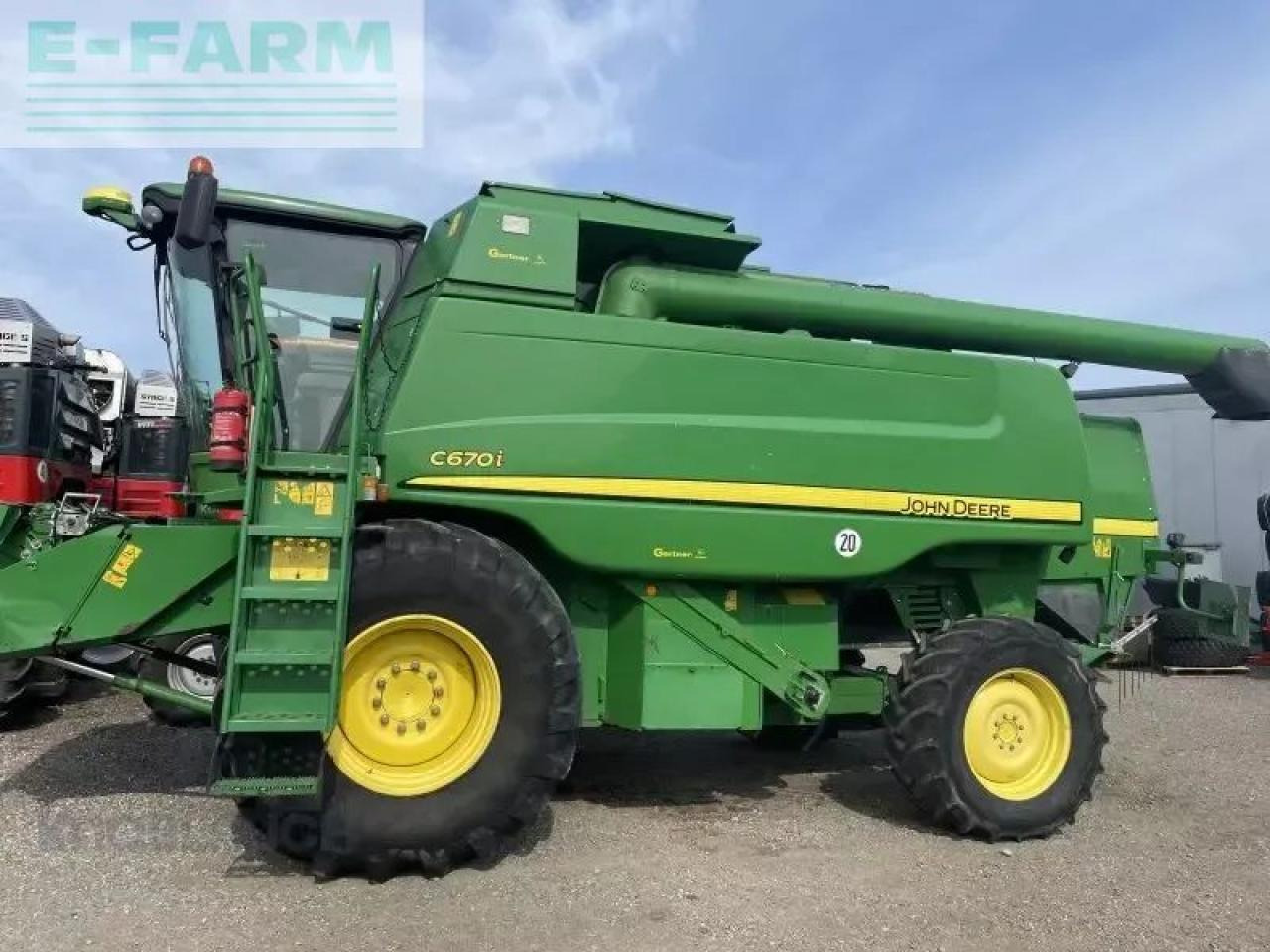 John Deere c670i - Moissonneuse-batteuse: photos 2 John Deere c670i - Moissonneuse-batteuse: photos 2