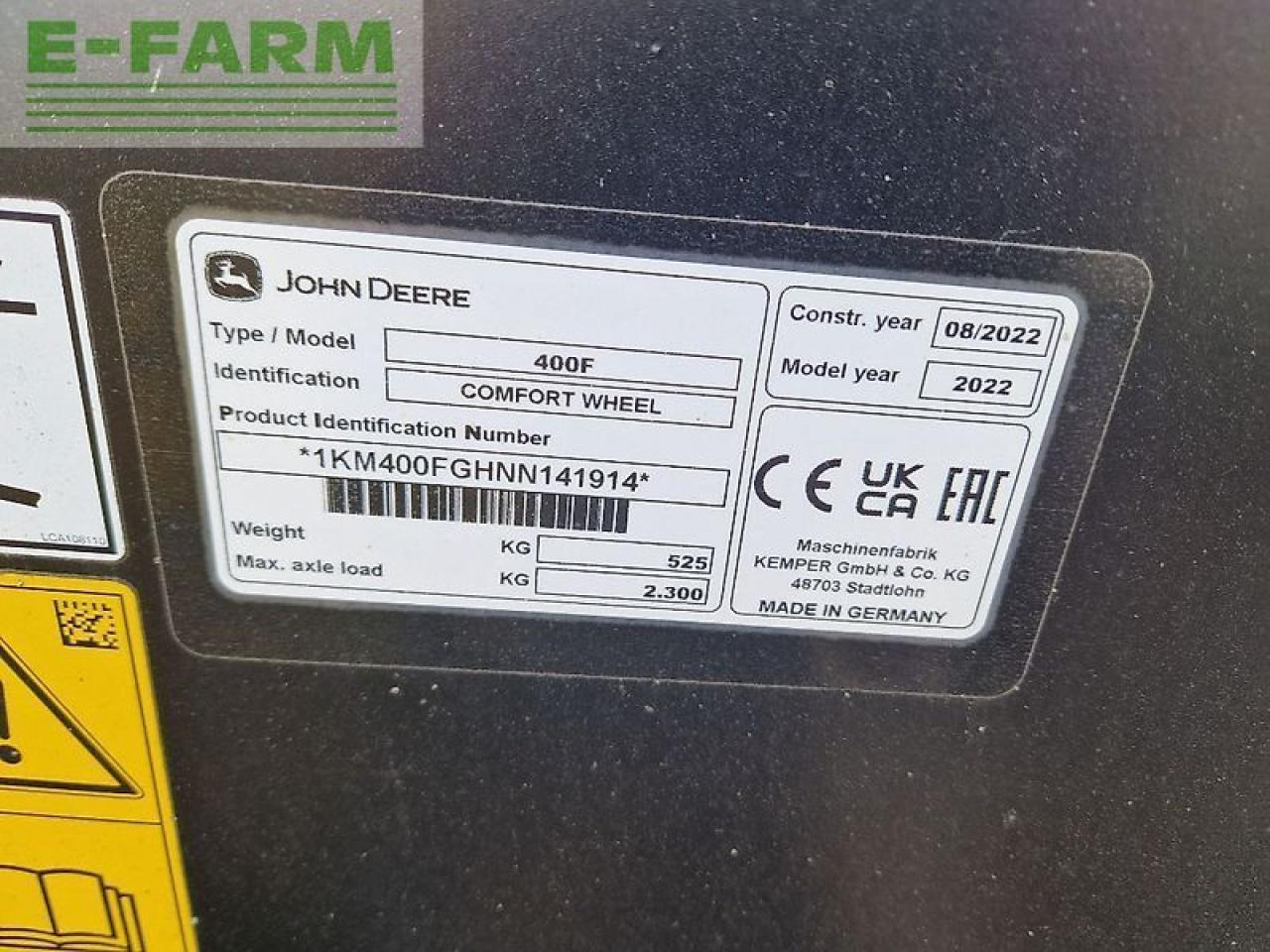 Accessoire aux ensileuses Kemper 490 plus + 400f: photos 9
