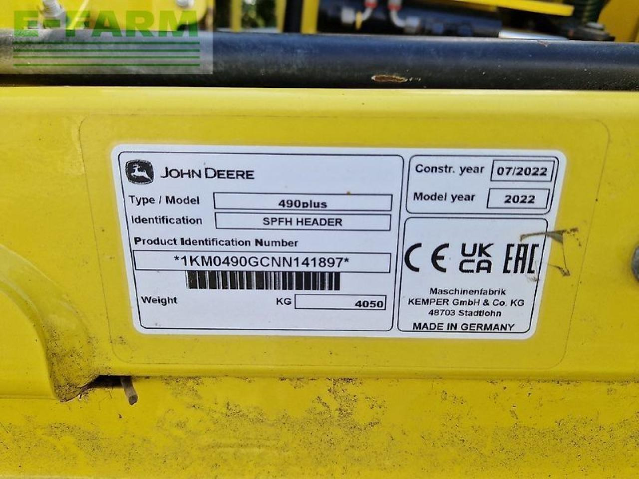 Accessoire aux ensileuses Kemper 490 plus + 400f: photos 6
