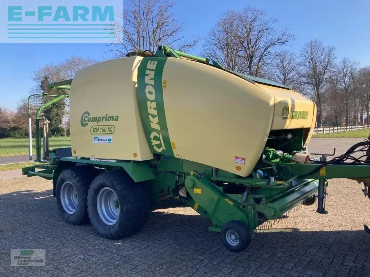 Krone comprima cv 150 xc - Presse à balles cubiques: photos 1 Krone comprima cv 150 xc - Presse à balles cubiques: photos 1