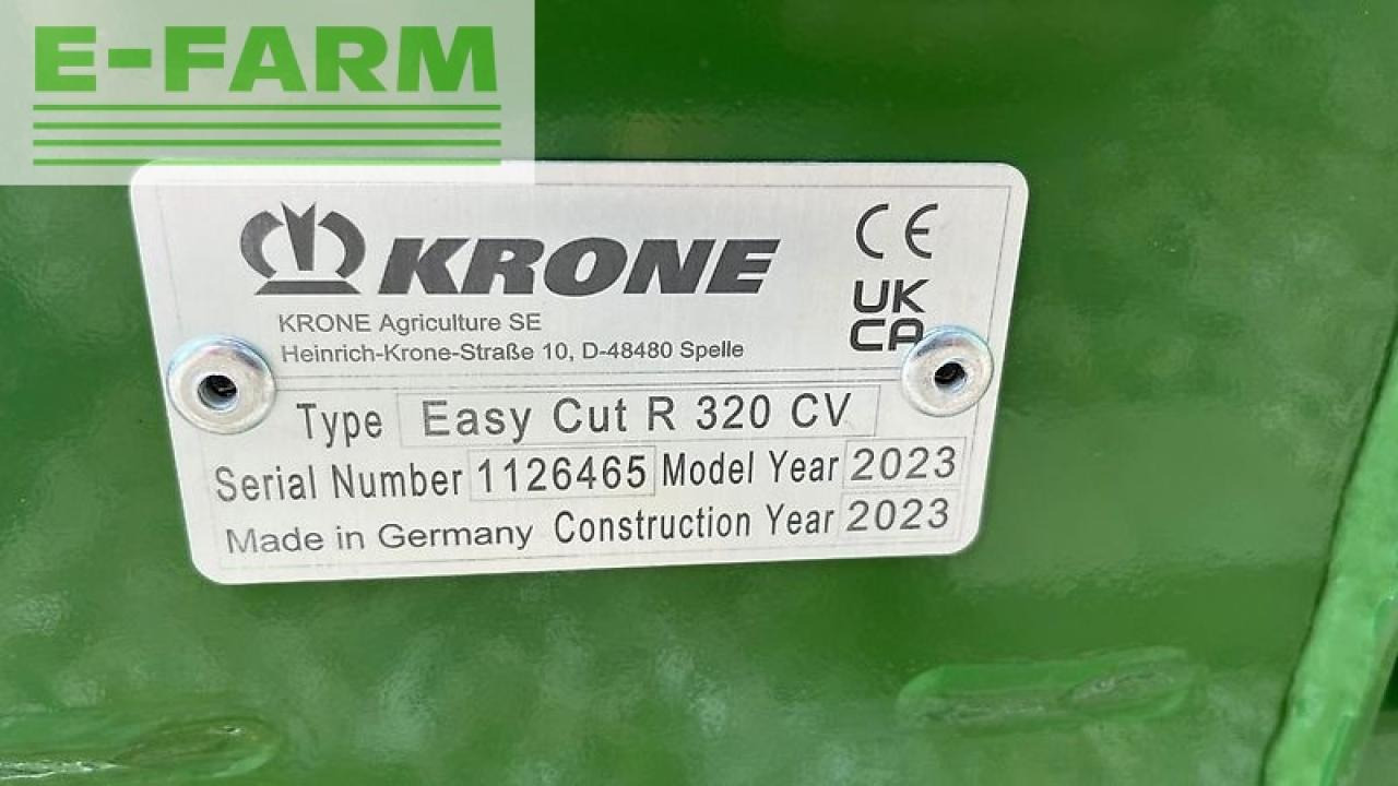 Krone easycut r 320 cv - Faucheuse: photos 5 Krone easycut r 320 cv - Faucheuse: photos 5