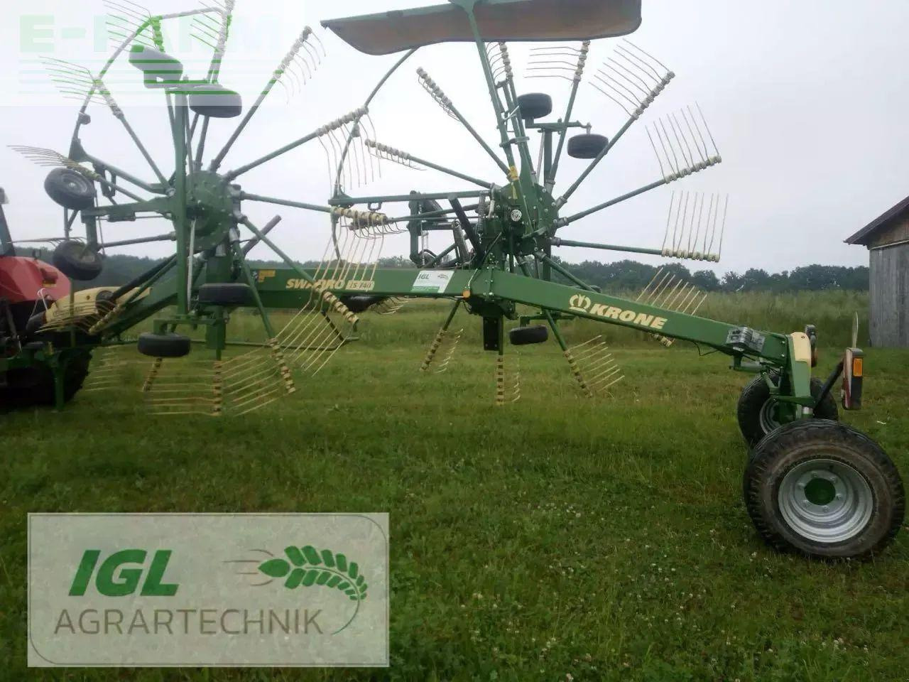 Krone swadro ts 740 - Faneuse: photos 1 Krone swadro ts 740 - Faneuse: photos 1