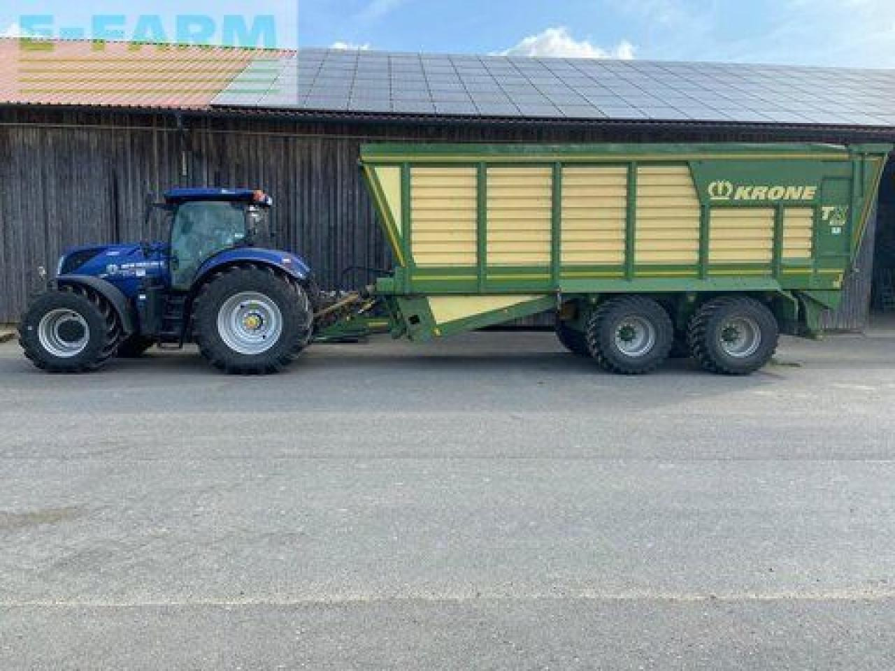 Krone tx 460 häcksel transportwagen zwangslenkung krat - Remorque agricole: photos 1 Krone tx 460 häcksel transportwagen zwangslenkung krat - Remorque agricole: photos 1