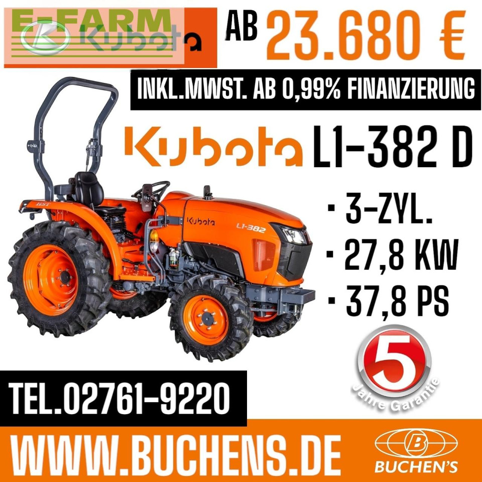 Kubota L1-382d - Tracteur agricole: photos 1 Kubota L1-382d - Tracteur agricole: photos 1
