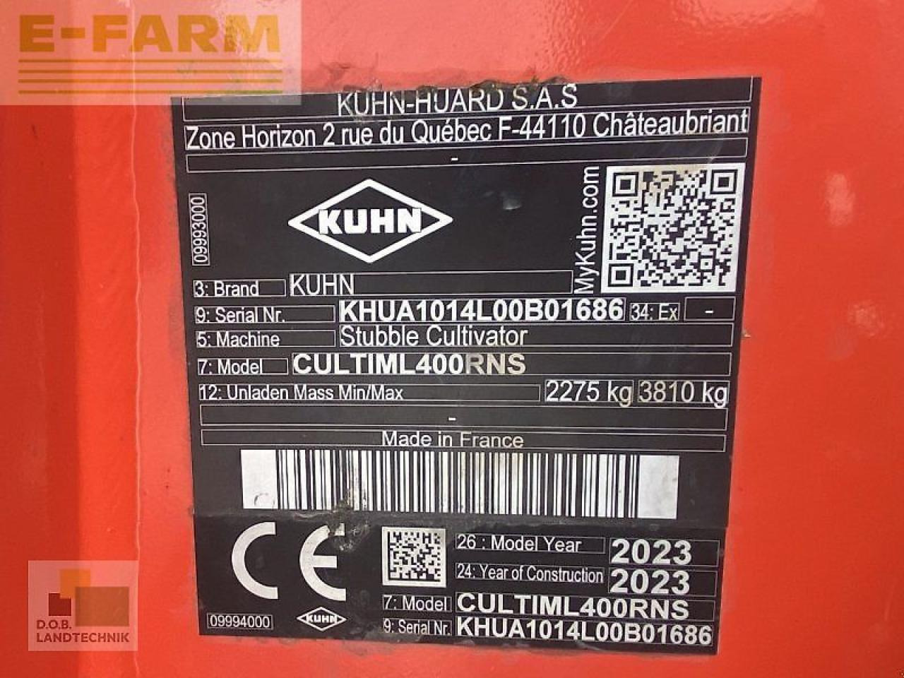 Kuhn cultimer l 400 r ns - Bineuse: photos 2 Kuhn cultimer l 400 r ns - Bineuse: photos 2