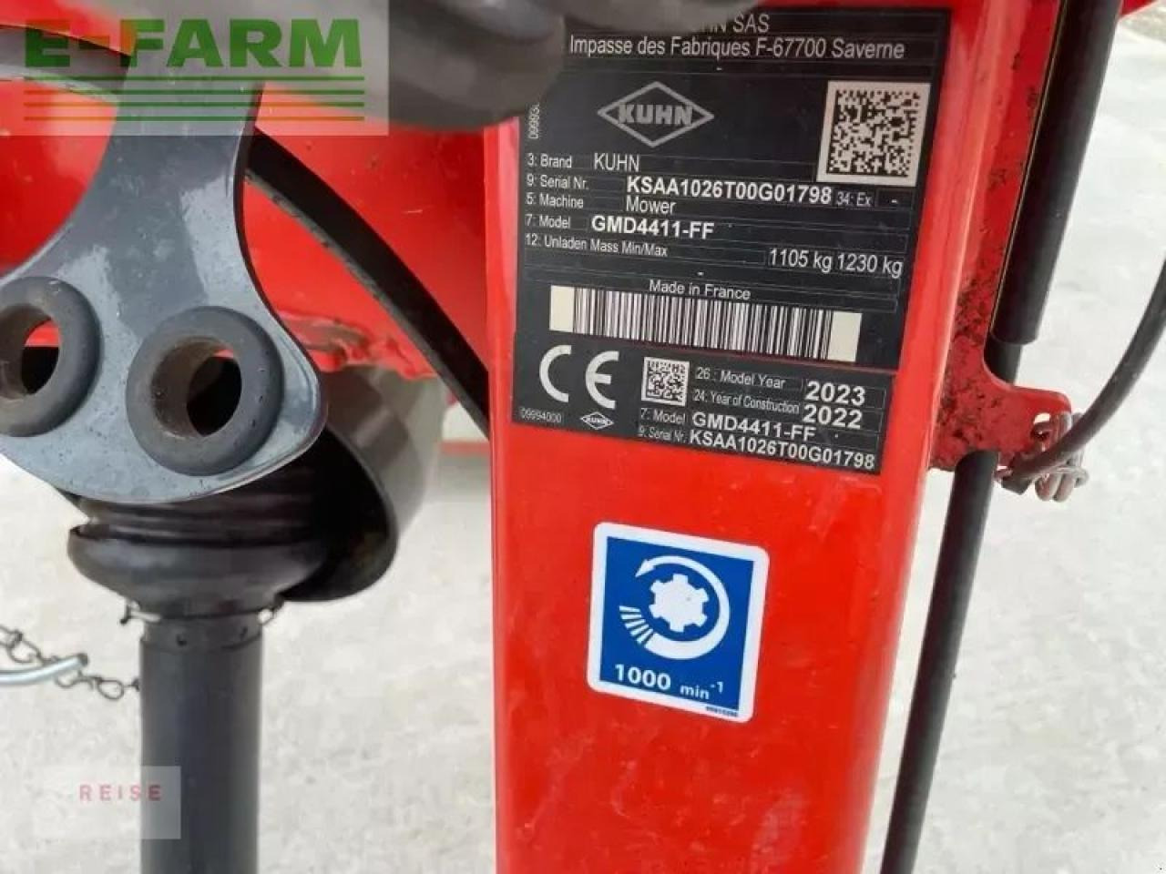 Kuhn gmd 4411-ff - Faucheuse: photos 3 Kuhn gmd 4411-ff - Faucheuse: photos 3
