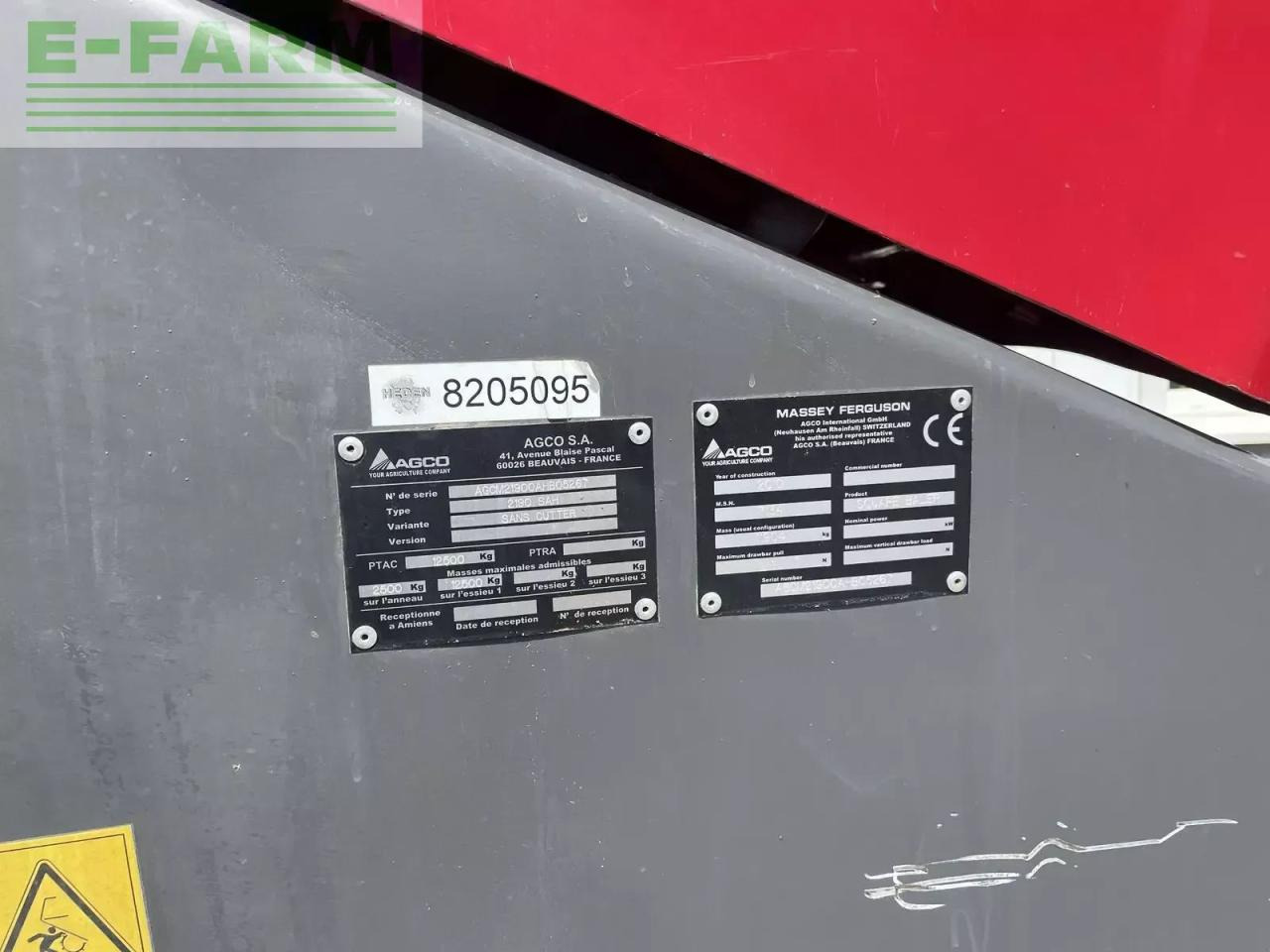 Massey Ferguson 2190 - Presse à balles cubiques: photos 4 Massey Ferguson 2190 - Presse à balles cubiques: photos 4