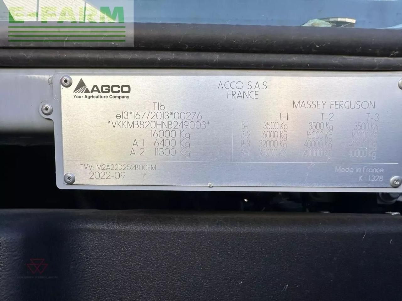 Massey Ferguson mf 8s.225 - Tracteur agricole: photos 3 Massey Ferguson mf 8s.225 - Tracteur agricole: photos 3