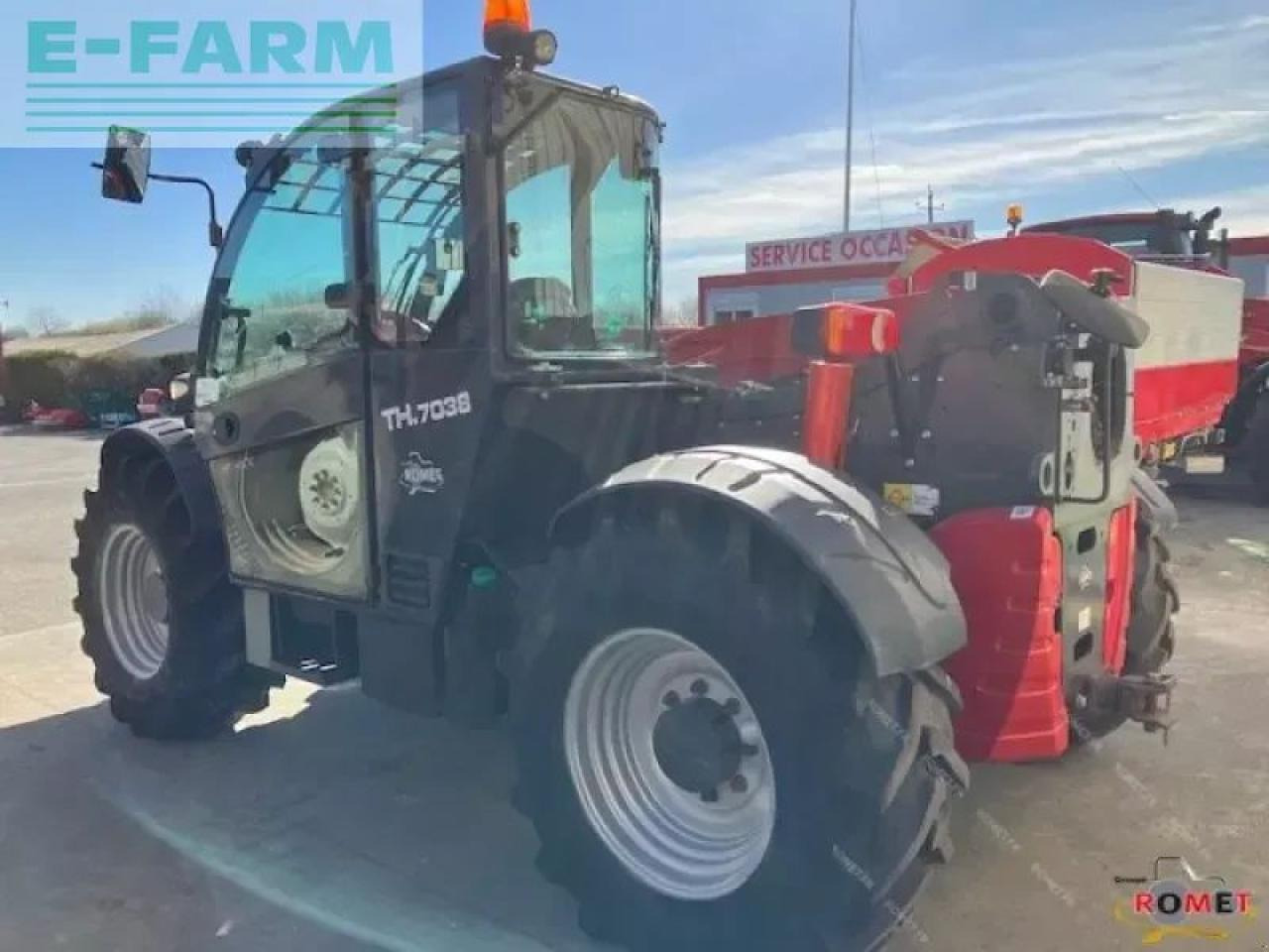 Massey Ferguson th7038 - Chariot télescopique: photos 4 Massey Ferguson th7038 - Chariot télescopique: photos 4