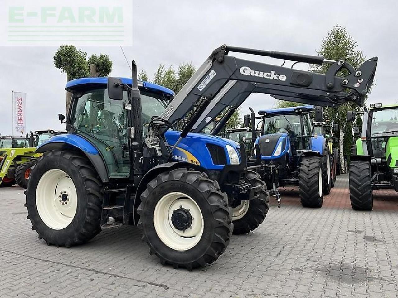 New Holland t6010 plus + quicke q55 Plus - Tracteur agricole: photos 4 New Holland t6010 plus + quicke q55 Plus - Tracteur agricole: photos 4