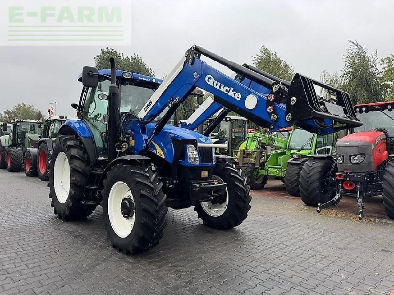 New Holland t6020 elite + quicke q55 Elite - Tracteur agricole: photos 3 New Holland t6020 elite + quicke q55 Elite - Tracteur agricole: photos 3