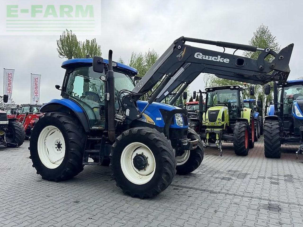 New Holland t6020 elite + quicke q55 Elite - Tracteur agricole: photos 4 New Holland t6020 elite + quicke q55 Elite - Tracteur agricole: photos 4